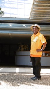 Georges, our guide at Tjibaou Cutural Centre