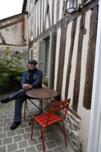 Jeff - very at home in Honfleur